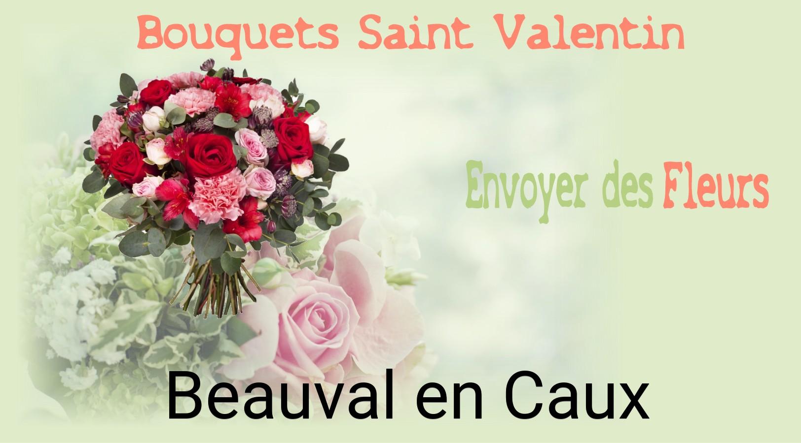 Roses de Saint-Valentin livrées à Beauval-en-Caux
